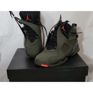 Air Jordan 8 Retro BG Sequoia/Max Orange-Black